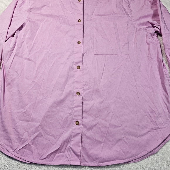 Lululemon Relaxed-Fit Poplin Button Down Shirt vitapink VITP size XL - Picture 3 of 11